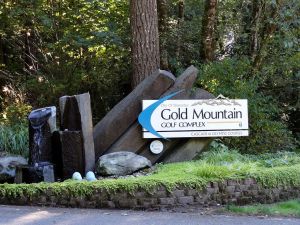 Gold Mountain (Cascade) Sign