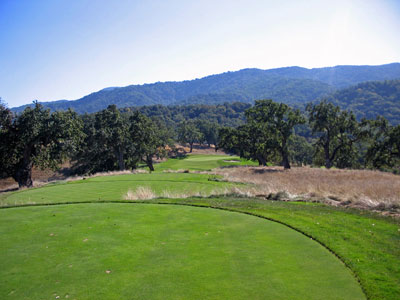 A beautiful par three that is carry the whole way