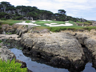 15th Hole at Cypress Point Golf Club (135 Yard Par 3)