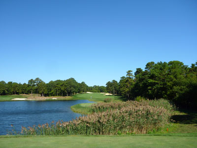 The attractive 10th hole at Galloway National