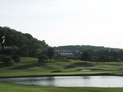 Risk and reward suite the finishing hole at Laurel Valley