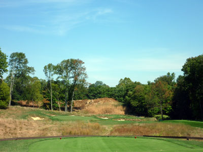 Challenging 17th hole at Merion's East Course