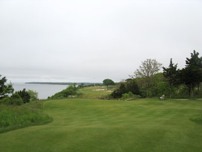 The coastal finishing hole at Sebonack