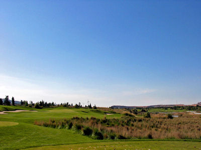 Plan on hitting into a headwind at Thanksgiving Point's uphill 15th hole
