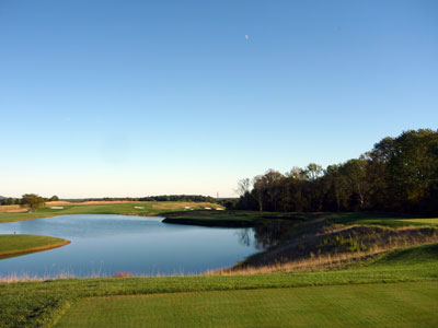 The island green at Trump Bedminster