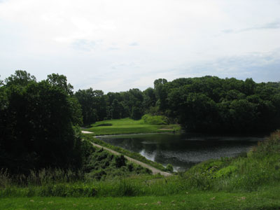 One of the best par 3s on the planet; Yale's 9th