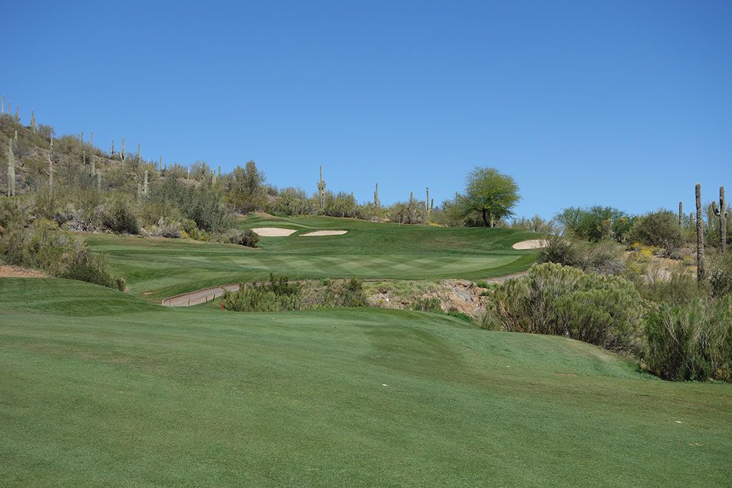 4th Hole at Rancho Manana Golf Club (379 Yard Par 4)