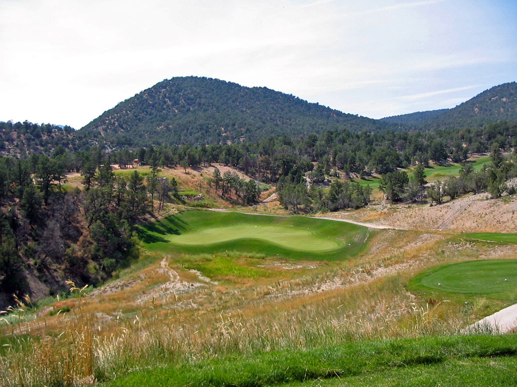 3rd Hole at Lakota Canyon Ranch Golf Club (170 Yard Par )