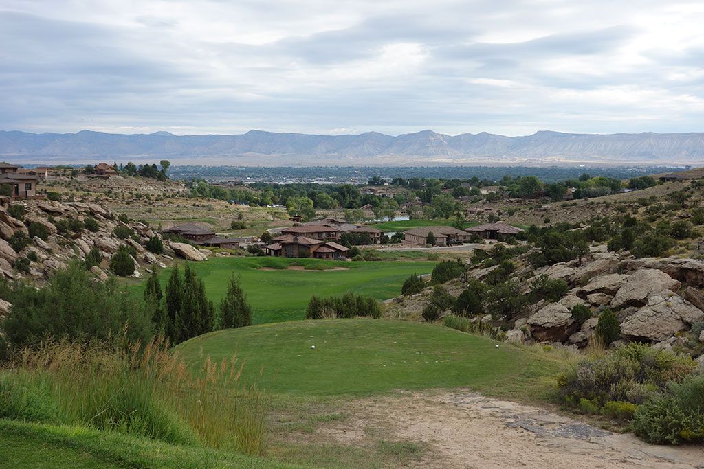 5th Hole at The Golf Club at Redlands Mesa (575 Yard Par 5)