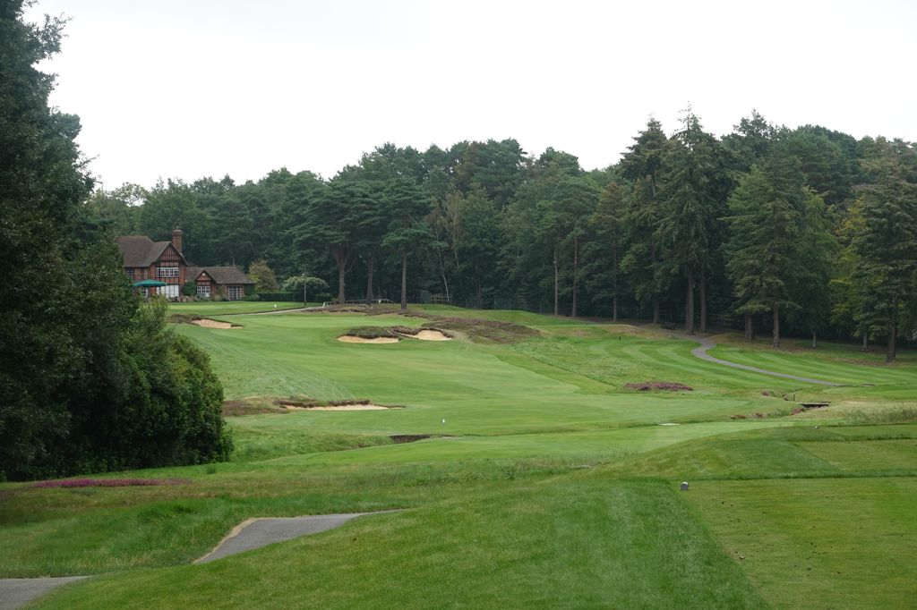 sachin and babi light blue dress Swinley Forest Golf Club Review