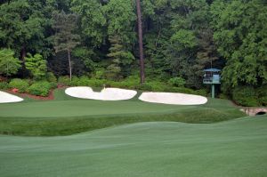 Augusta National 13th Green Bunkers