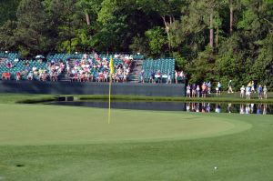 Augusta National 15th Flag Water