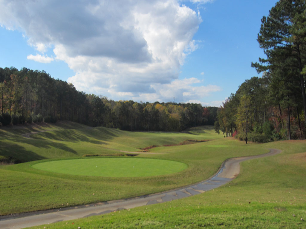 2nd Hole at Hawks Ridge Golf Club (463 Yard Par 4)