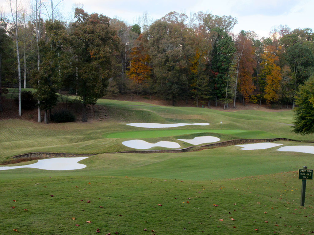 6th Hole at Hawks Ridge Golf Club (319 Yard Par 4)