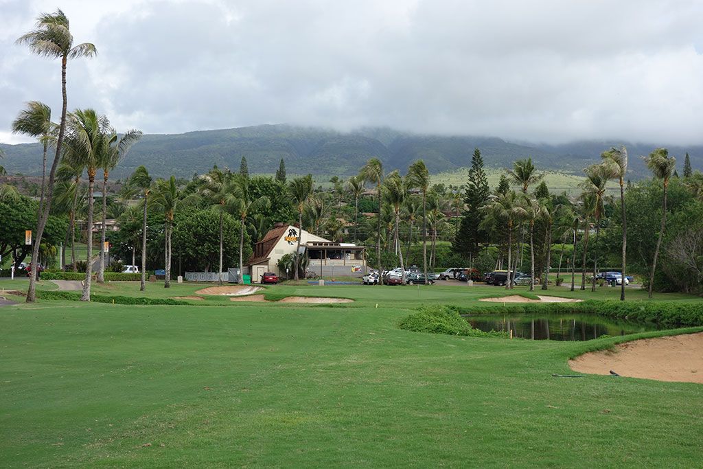 18th Hole at Ka'anapali Kai Golf Course (348 Yard Par 4)