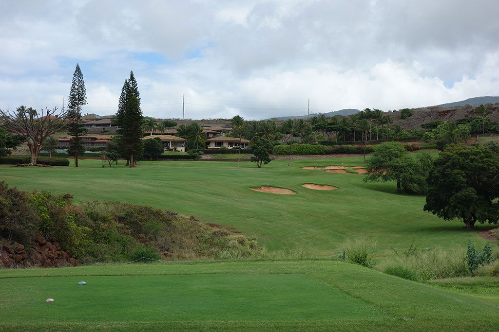7th Hole at Ka'anapali Kai Golf Course (395 Yard Par 4)