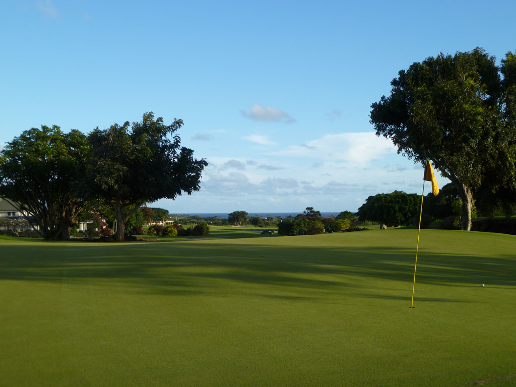 17th Hole at Kiahuna Golf Club (476 Yard Par 4)