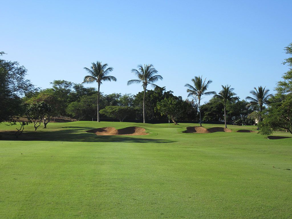 2nd Hole at Maui Nui Golf Course (576 Yard Par 5)
