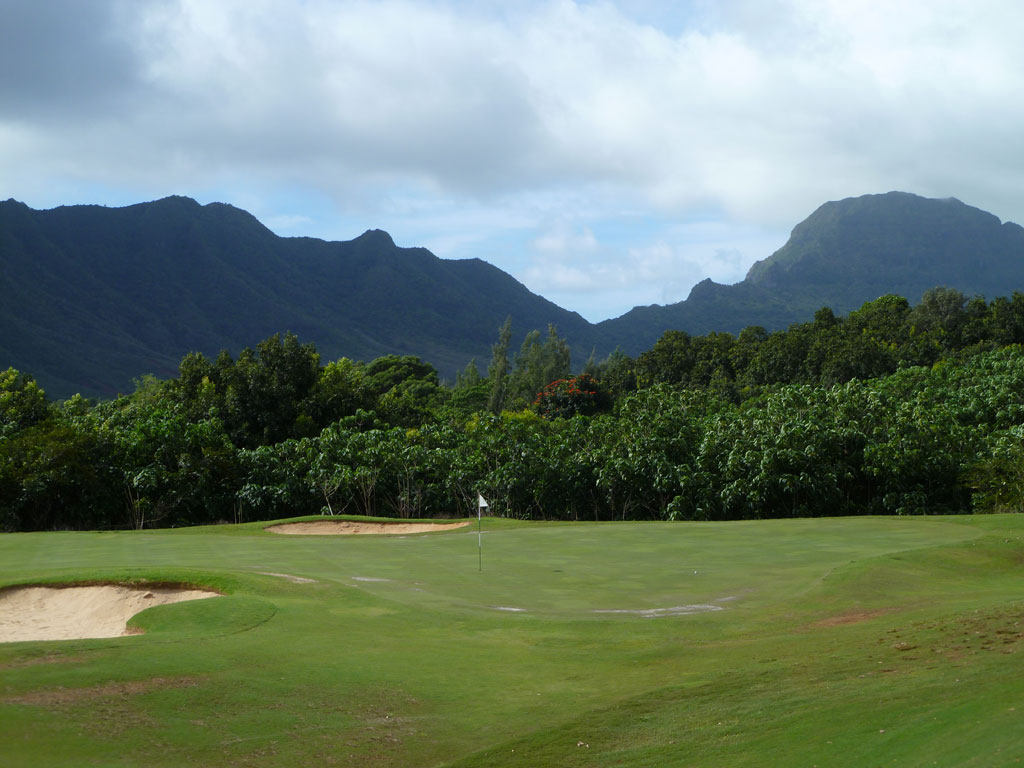 16th Hole at Puakea Golf Course Hole at Puakea Golf Course (134 Yard Par 3)