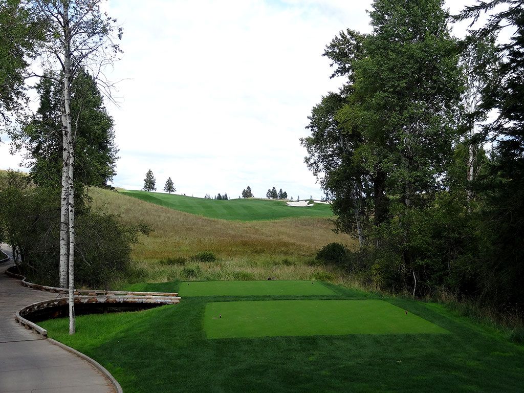 3rd Hole at Rock Creek Golf Club Idaho (479 Yard Par 4)