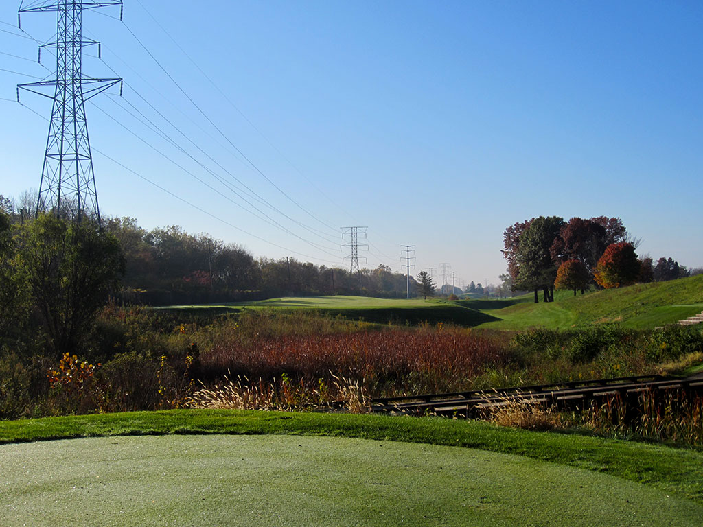 15th Hole at Brickyard Crossing Golf Course (551 Yard Par 5)