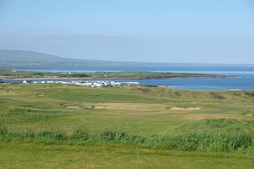 County Sligo Golf Club — Rosses Point — approach view