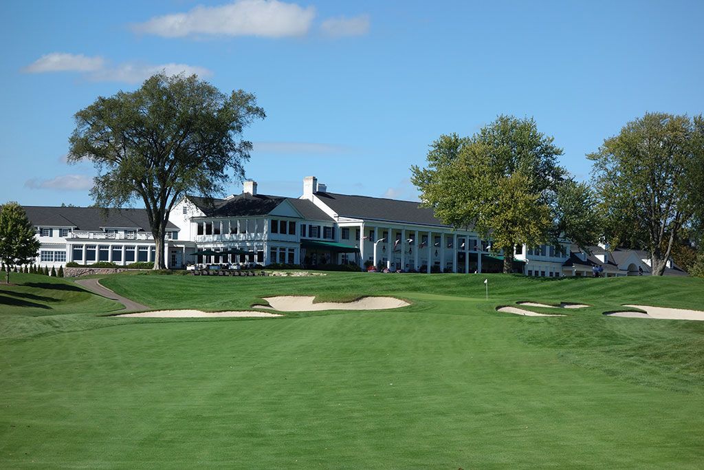 18th Hole at Oakland Hills Country Club (South) (498 Yard Par 5)