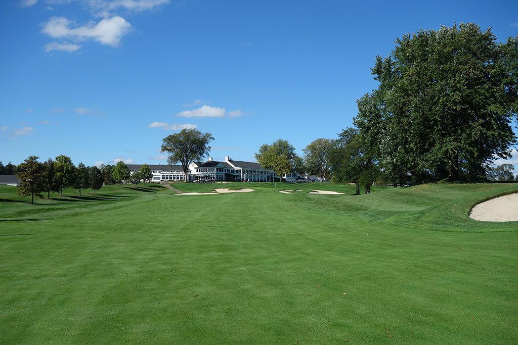 18th Hole at Oakland Hills Country Club (South) (498 Yard Par 5)
