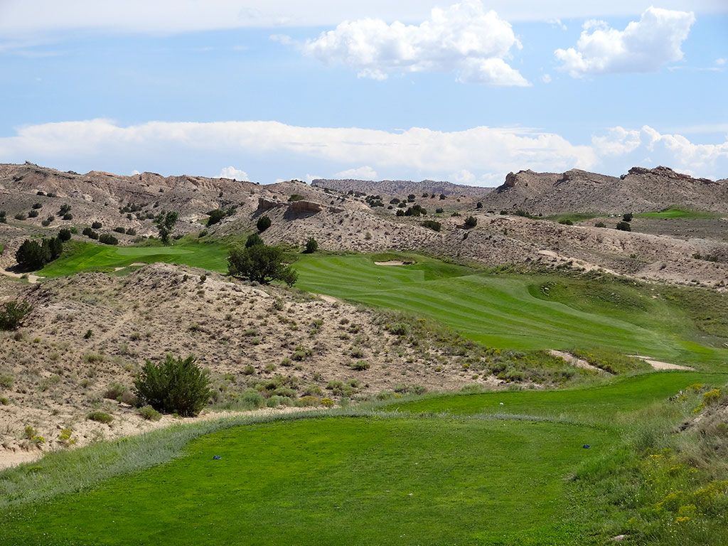 2nd Hole at Black Mesa Golf Club (404 Yard Par 4)