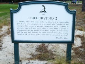 Pinehurst No2 Ross Sign