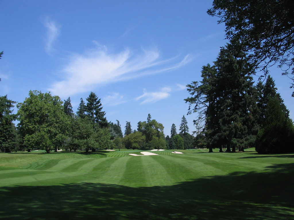 15th Hole at Eugene Country Club (440 Yard Par 4)