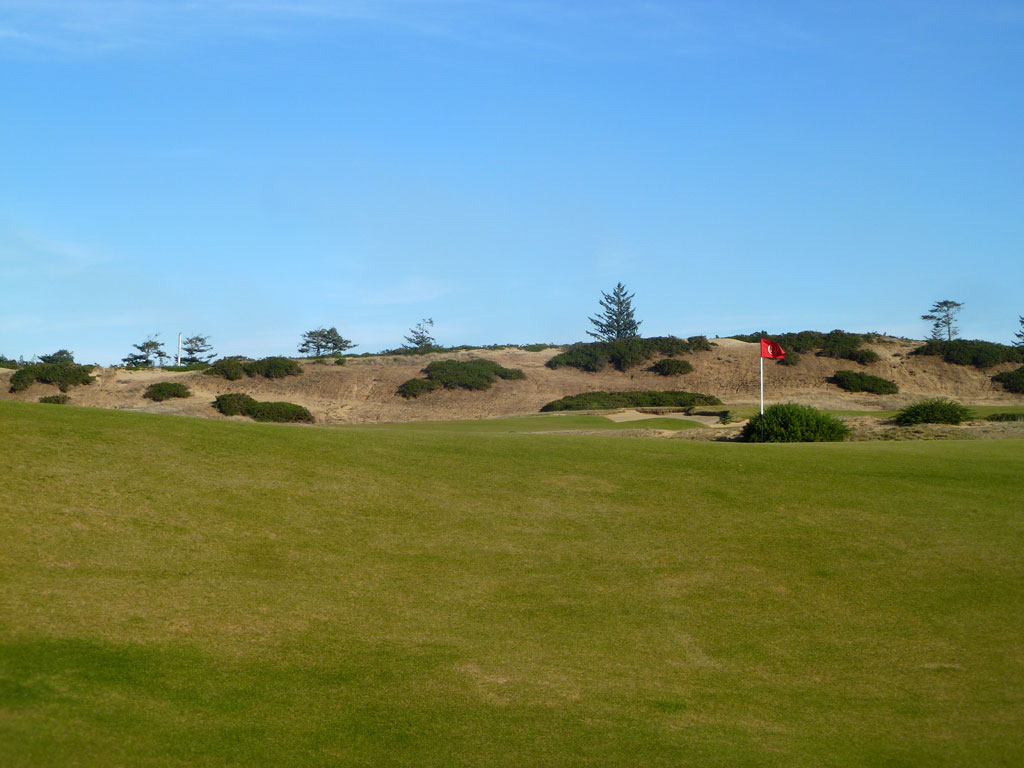 Side view of the 12th green at Old Macdonald
