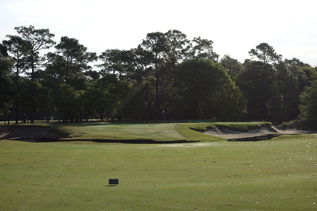 1st Hole at True Blue Golf Club (624 Yard Par 5)