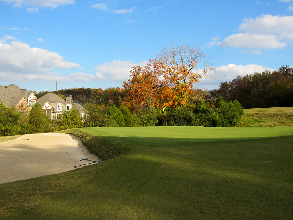 11th (Redan) Hole at Black Creek Golf Club (195 Yard Par 3)