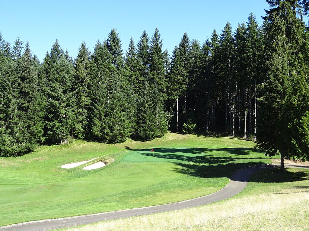 12th Hole at Gold Mountain (Olympic) (251 Yard Par 3)
