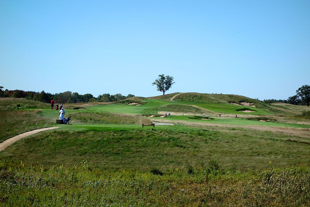 14th Hole at Erin Hills Golf Course (609 Yard Par 5)