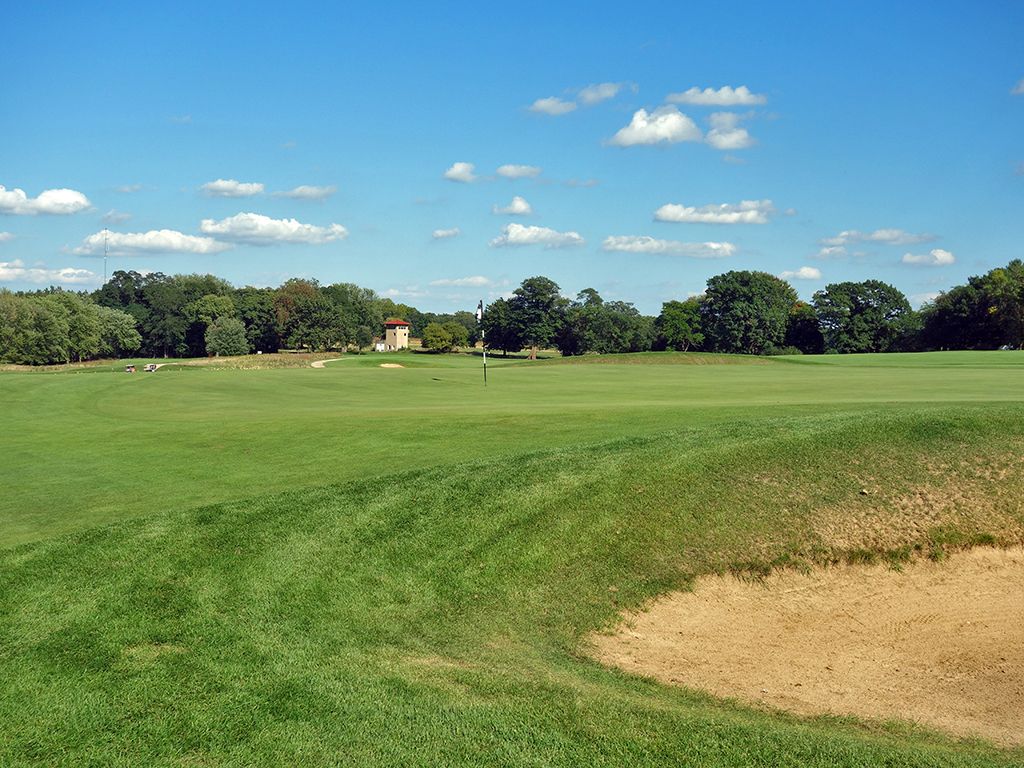  4. Loch auf den Golfplätzen von (Links) Lawsonia (203 Yard Par 3)