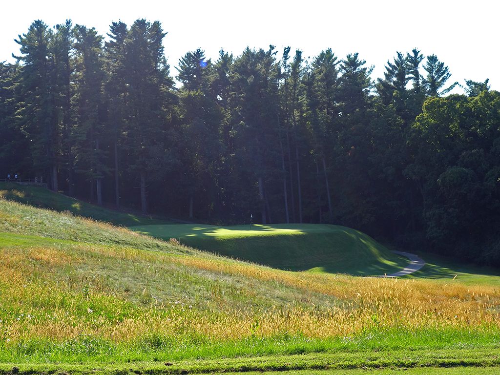 7. lyuk a (linkek) Lawsonia golfpályáin (161 Yard Par 3)